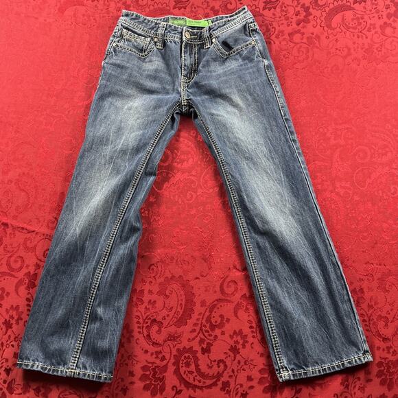 Rock And Roll Jeans Pistol Straight Mens Tagged Sz 30wx30 Actual 29.5x28" - Picture 2 of 12